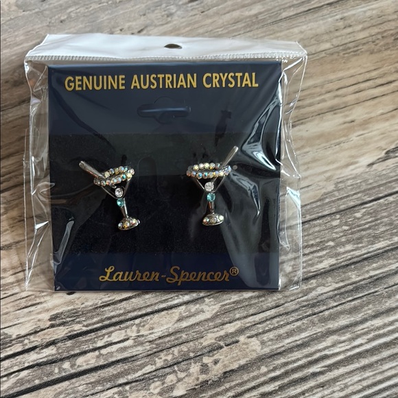 lauren spencer Jewelry - Martini glass earrings NEW
